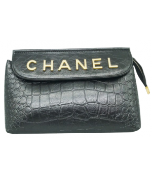 Сумка Chanel Convert с большим лого черная