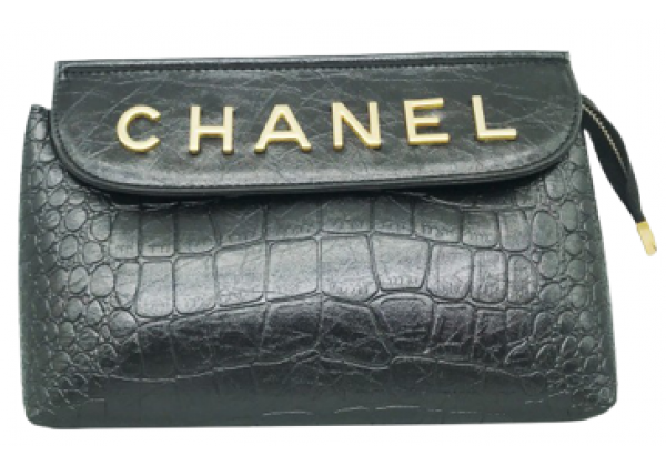 Сумка Chanel Convert с большим лого черная