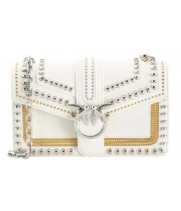 Pinko сумка Mix Studs белая 