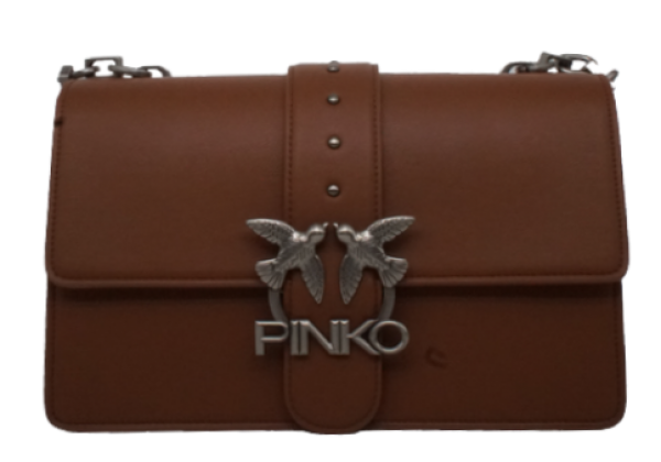 Сумка Pinko Love Icon Simply коричневая