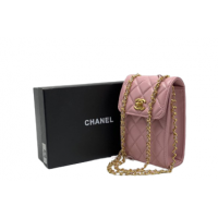 Сумка Chanel CC Turnlock розовая 