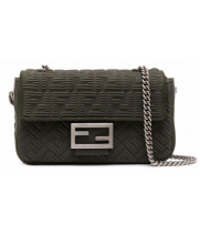 Сумка Fendi FF Way темно-зеленая