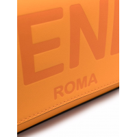 Сумка Fendi FF Way с лого оранжевая