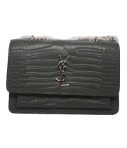Сумка Saint Laurent Sunset серая