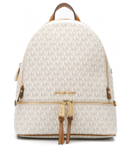 Рюкзак Michael Kors Rhea бежевый с логотипом