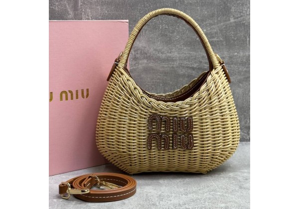 Сумка Miu Miu Basket Brown