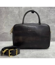 Сумка Miu Miu Bowling Dark Brown