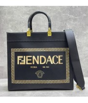 Сумка-тоут Fendi Sunshine Roma Milano Black