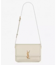 Сумка Saint Laurent Solrerino кремовая
