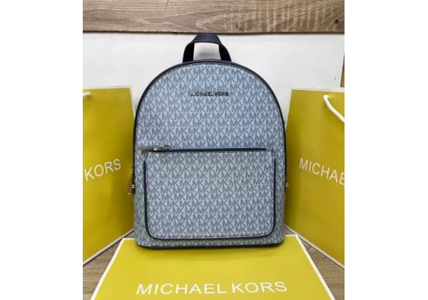 Рюкзак Michael Kors Signature Logo Gray Blue