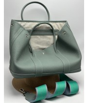Сумка-тоут Hermes Garden Party Grey Green