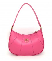 Сумка Pinko Love Bag Half Moon розовая