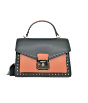 Сумка Michael Kors черная с коричневым