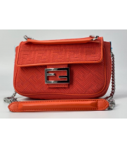 Сумка Fendi FF Way кирпичная