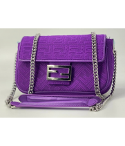 Сумка Fendi FF Way фиолетовая