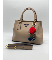 Сумка Prada Milano Classic Tote бежевая