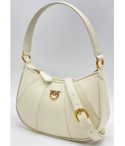 Сумка Pinko Love Bag Half Moon белая