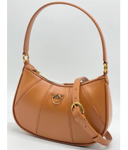 Сумка Pinko Love Bag Half Moon рыжая