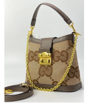 Сумка Gucci молочный шоколад