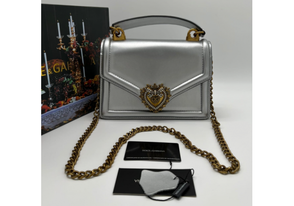 Сумка Dolce Gabbana Devotion серебро