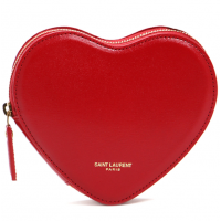 Сумка Saint Laurent Monogram Heart красная