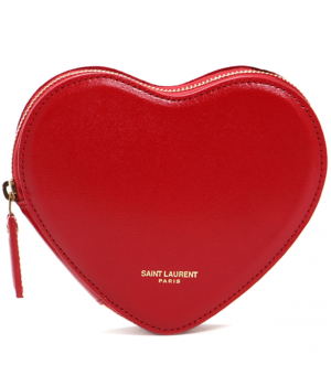 Сумка Saint Laurent Monogram Heart красная