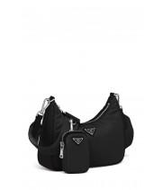 Prada сумка Re-Edition с футляром черная 