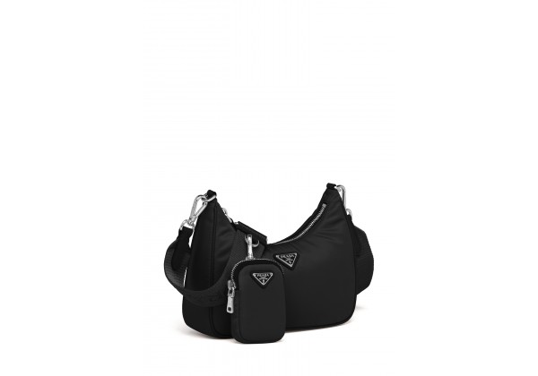 Prada сумка Re-Edition с футляром черная 