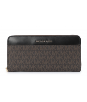 Кошелёк Michael Kors Jet Set Pocket коричневый с черным