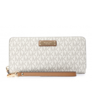 Кошелёк Michael Kors Jet Set Travel Continental молочно-бежевый