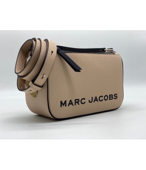 Женская Marc Jacobs сумка The Soft Box бежевая