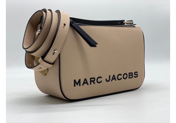 Женская Marc Jacobs сумка The Soft Box бежевая
