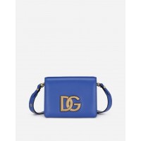 Dolce Gabbana сумка женская кросс-боди 3.5 из телячьей кожи синяя