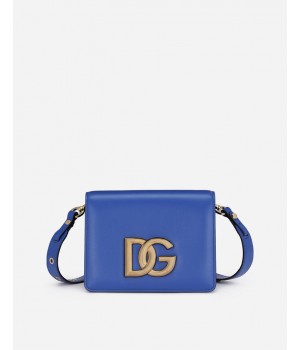 Dolce Gabbana сумка женская кросс-боди 3.5 из телячьей кожи синяя