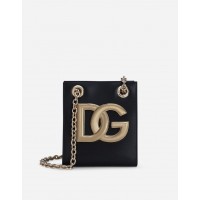 Dolce Gabbana сумка женская на плечо 3.5 из телячьей кожи черная