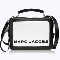 Сумка Marc Jacobs Mini Box черно-белая 