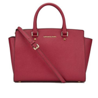 Женская сумка MICHAEL MICHAEL KORS темно-красная SELMA LARGE