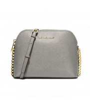 Женская сумка MICHAEL MICHAEL KORS серая CINDY LARGE DOME CROSSBODY